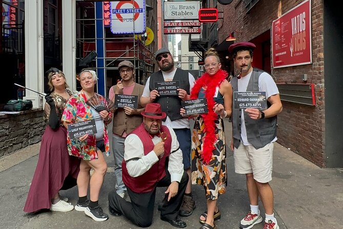 Nashville Noir: Murder Mystery Game & Pub Crawl - Standard Proof Whiskey Co: evidence-style clues in a former speakeasy