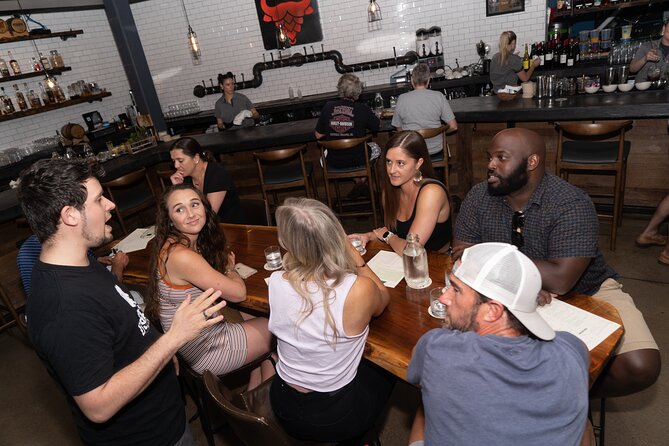 New York Ghosts Boos and Booze Haunted Pub Crawl - Entering Greenwich Village at 7:30 pm