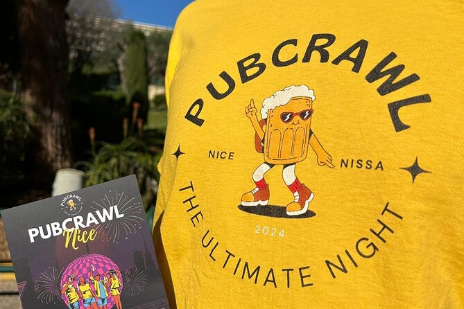 Nice: Pub Crawl Yellow – Social Bars, Games & VIP Club Entry - 1am at 305 Vice Club (12 Rue Chauvain): The Night Stays On
