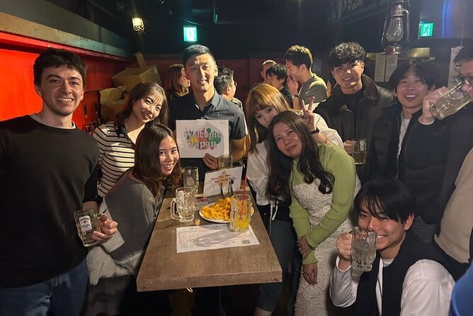 Osaka American village Bar hopping tour - Stop 3: Voyager Lounge Shinsaibashi and the all-you-can-drink focus