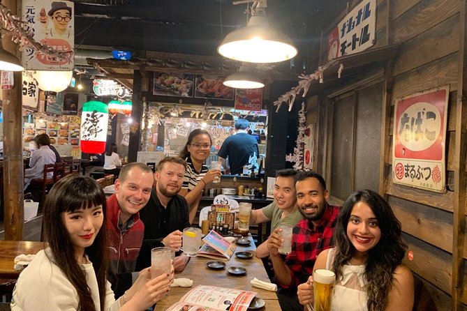 Osaka Bar Hopping Night Walking Tour in Namba (3 bars, 6 tastes) - Your night route: from the meeting point to Hozen-ji Yokocho