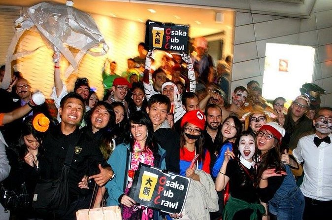 Osaka Pub Crawl and Nightlife Tour - The nightclub finish: included entry, door drink still required