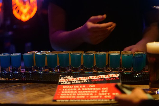 Paris Latin Quarter Pub Crawl Bars and Clubs - The drink deals: what the ticket actually does for your wallet