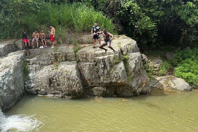 Pinones Bar Hopping Beach Food Tour & Caguas River Hidden Gem - Transportation reality: small group, but comfort can vary