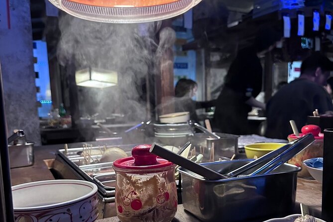 Tokyo: Private Shibuya Bar Crawl Tour -3 Drinks & Local Foods- - Bunkamura Street izakaya vibe: classic drinks and simple bites