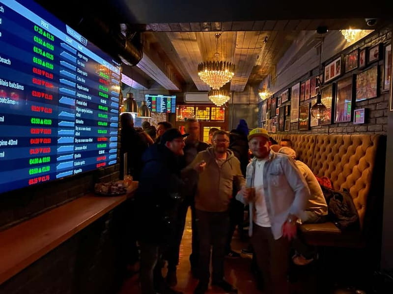 Vilnius: Pub Crawl with Welcome Drink and Traditional Snacks - Spirits at Two Bars: How to Taste Without Feeling Lost