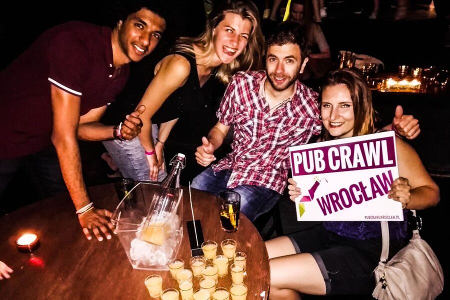 Wroclaw Pub Crawl with Free Drinks - Starting Right: Pewexx Meeting Point and the First Drink Moment